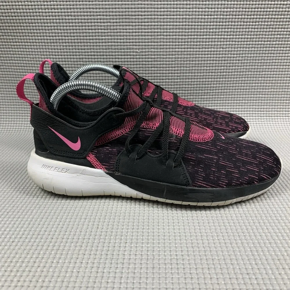 Nike Womens Flex Contact 3 AQ7488-002 Black Running Shoes  Womens Size 8.5